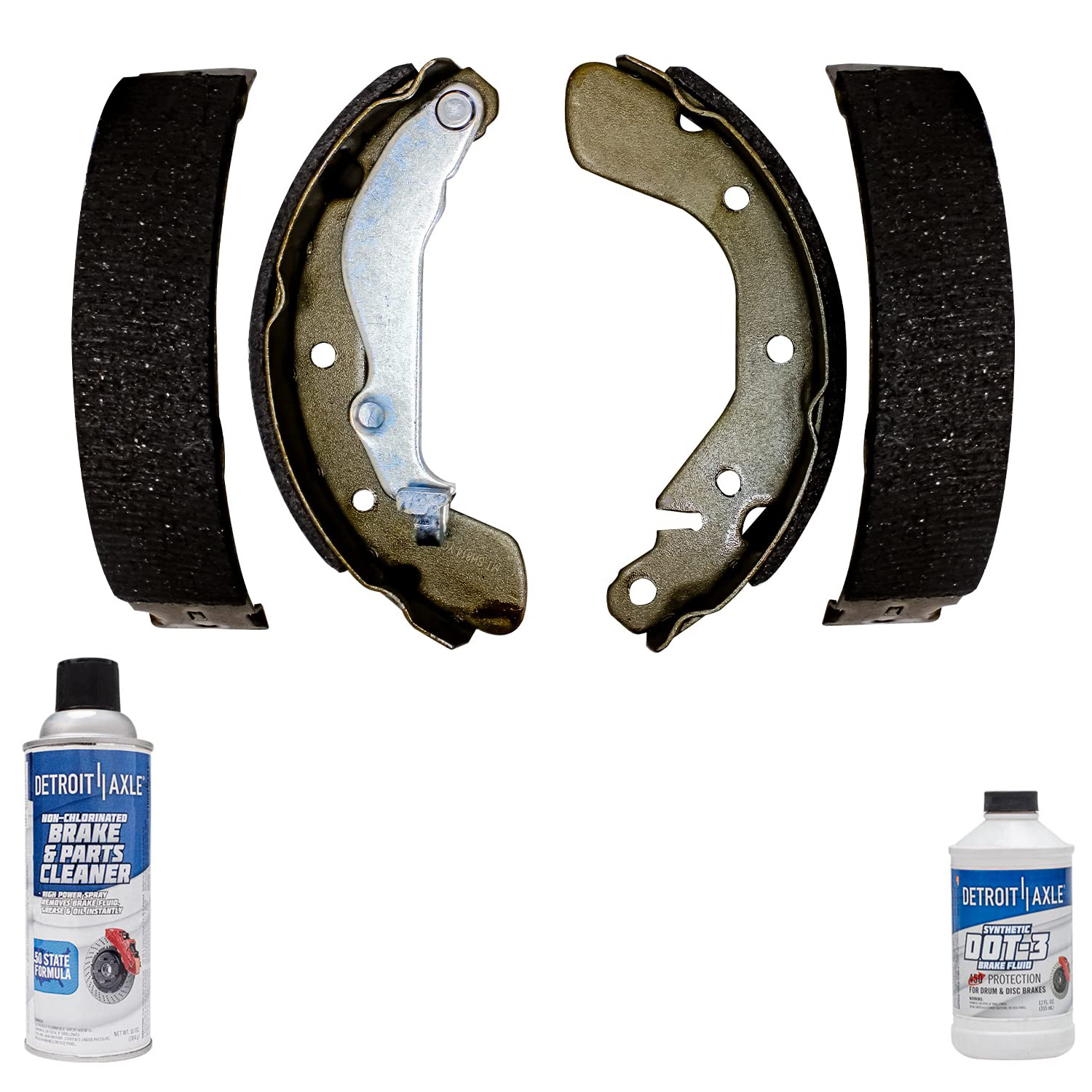 4pc Rear Brake Shoes Kit