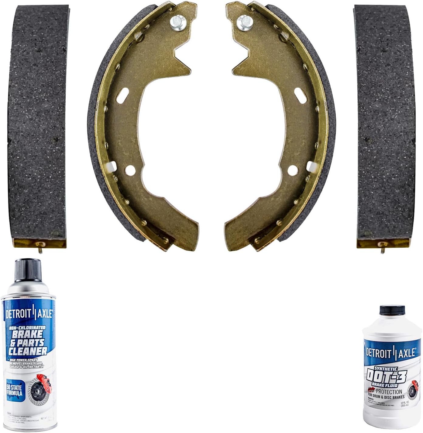 4pc Rear Brake Shoes Kit