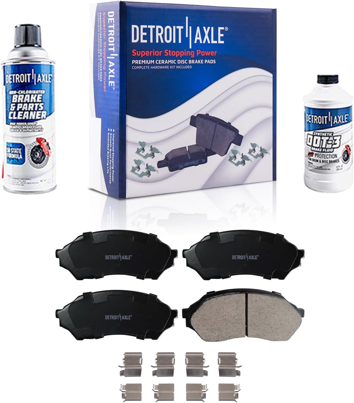 4pc Front Ceramic Brake Pads Kit