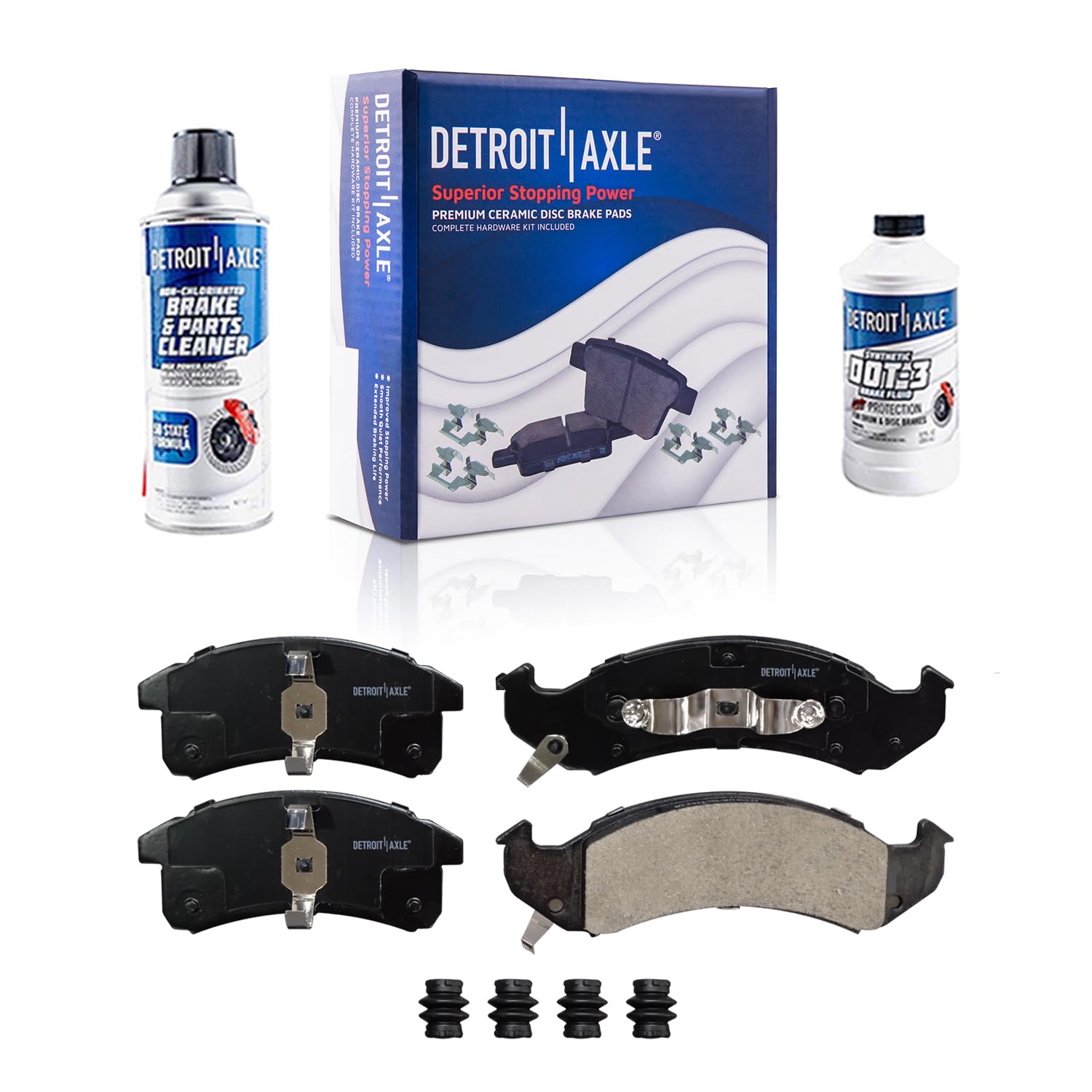 4pc Front Ceramic Brake Pads Kit