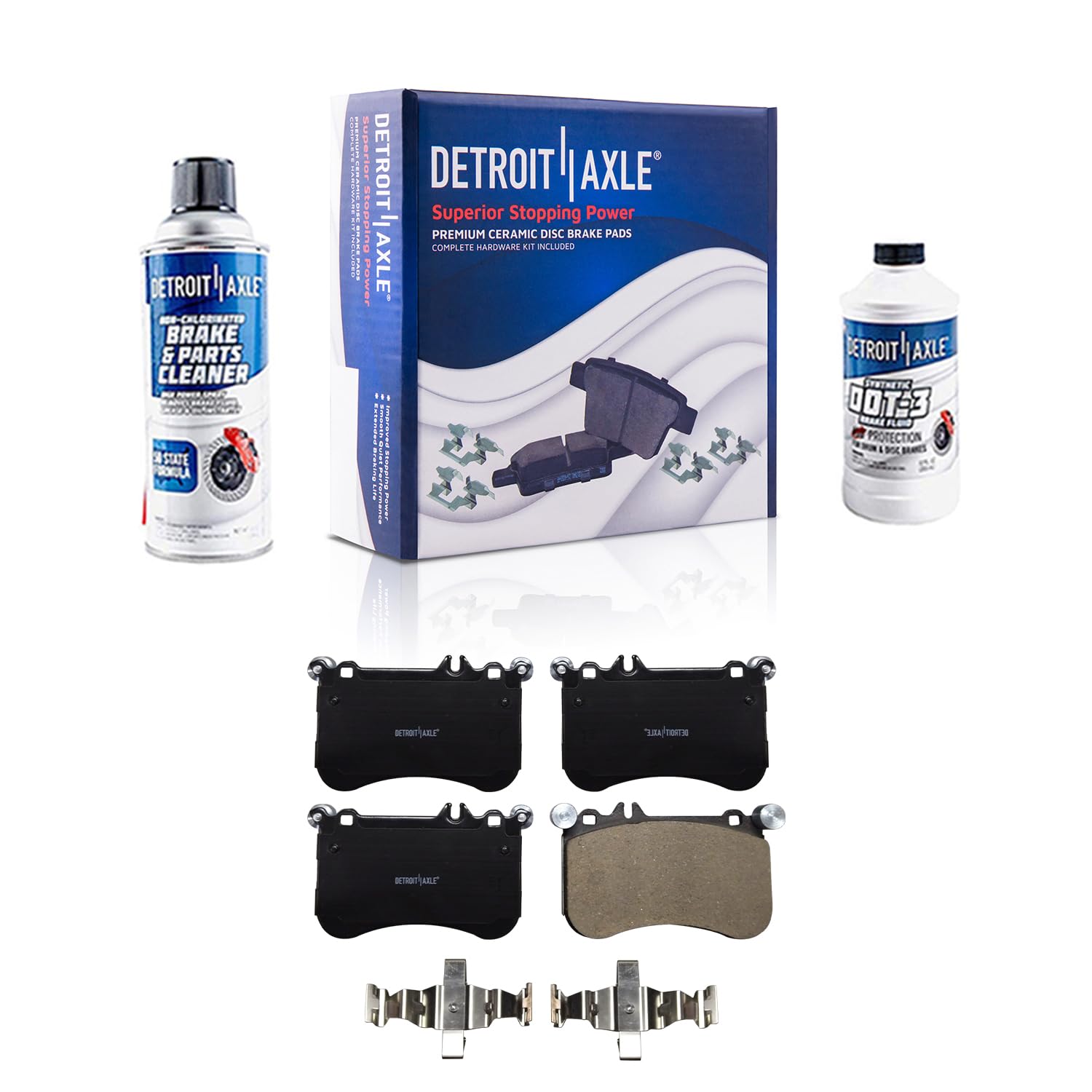 4pc Front Ceramic Brake Pads Kit
