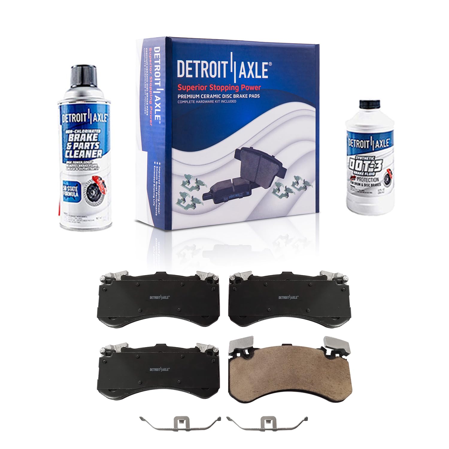4pc Front Ceramic Brake Pads Kit