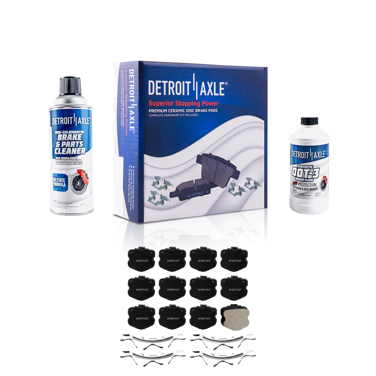 4pc Front Ceramic Brake Pads Kit