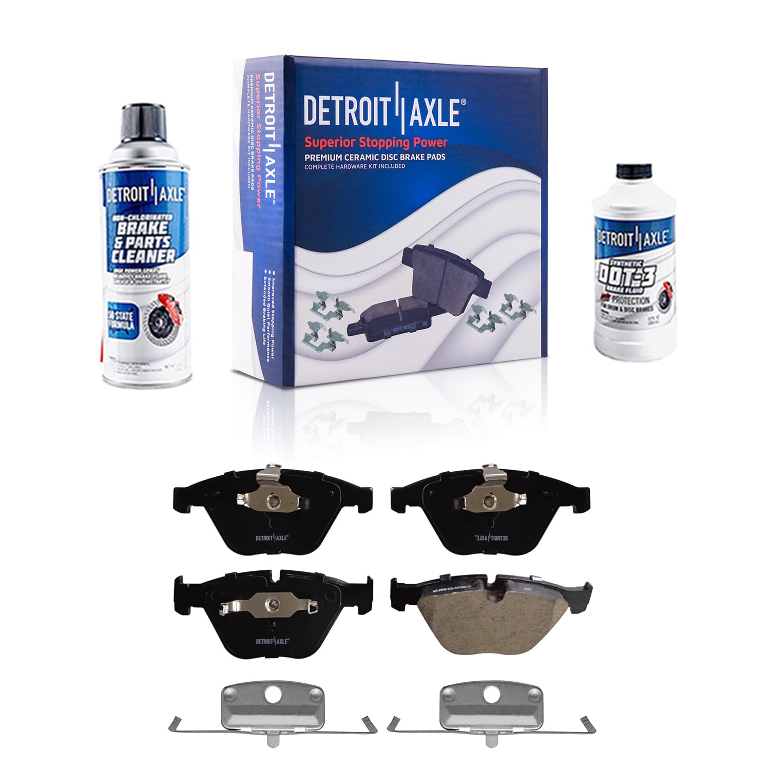 4pc Front Ceramic Brake Pads Kit