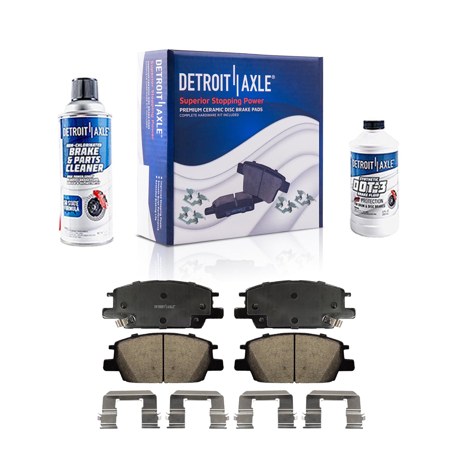 4pc Front Ceramic Brake Pads Kit