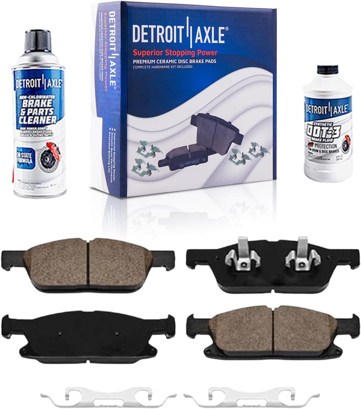 4pc Front Ceramic Brake Pads Kit
