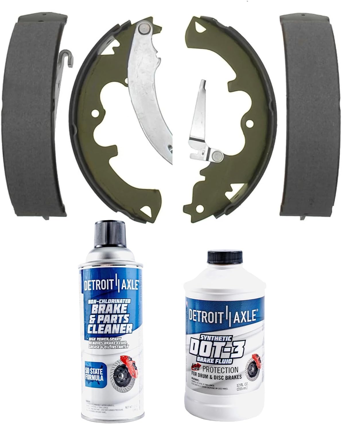 4pc Rear Brake Shoes Kit