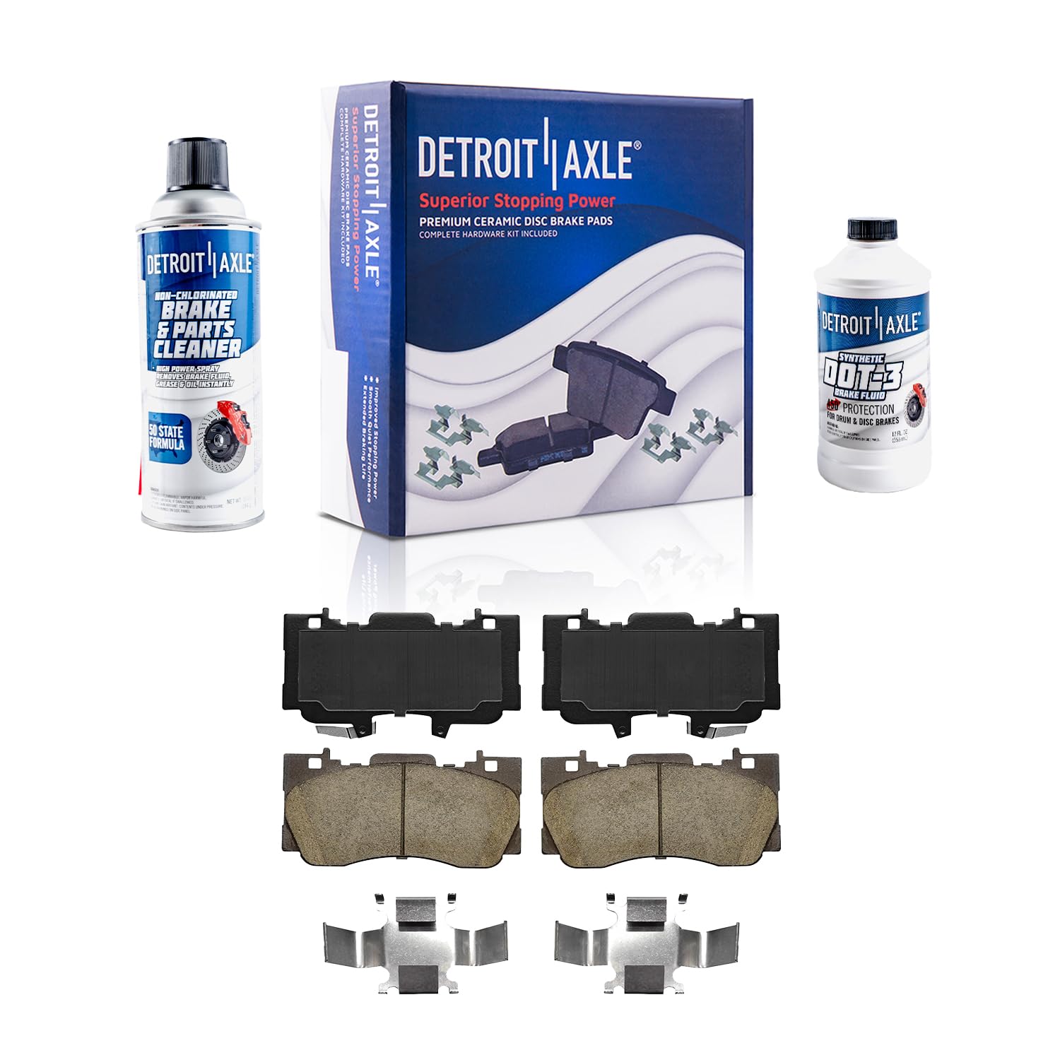 4pc Front Ceramic Brake Pads Kit