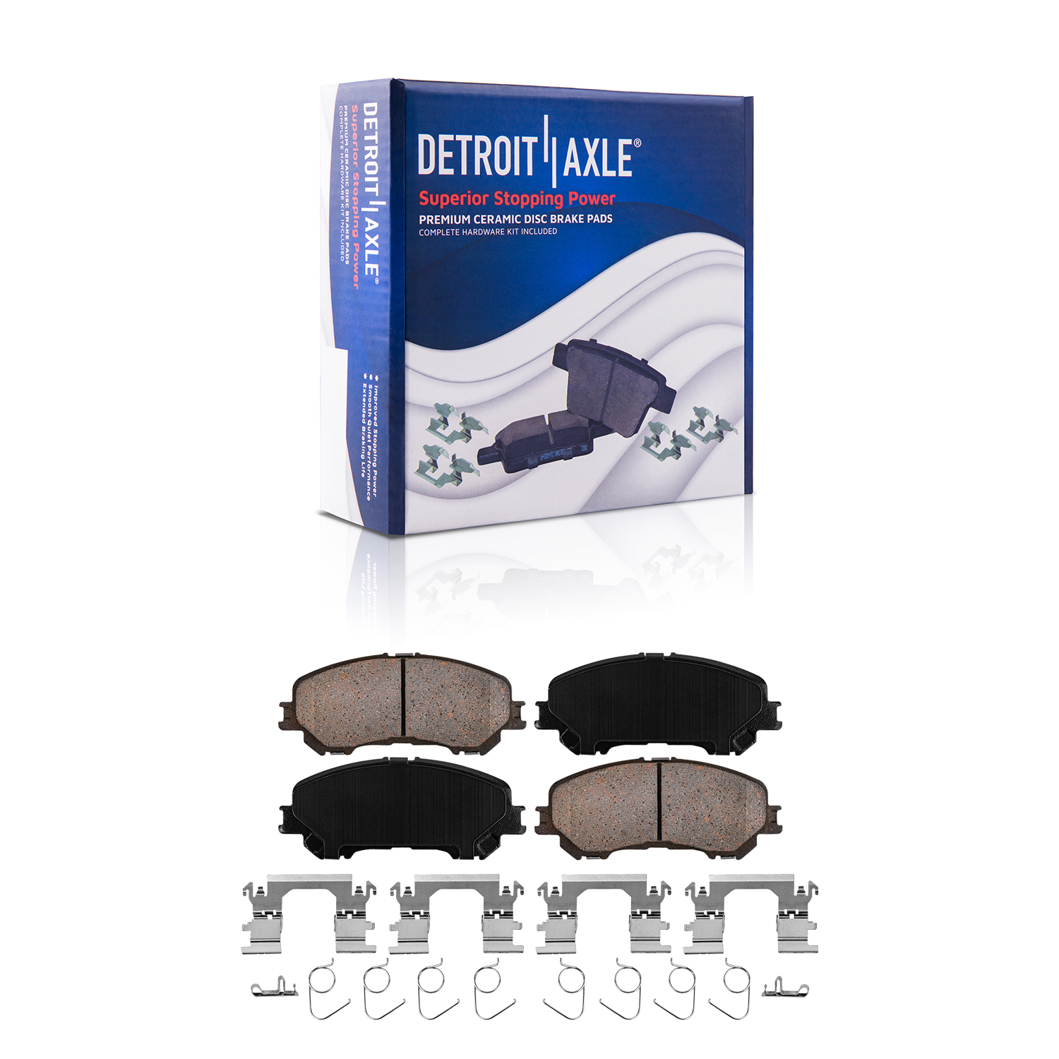 Detroit Axle - Front Rear Drilled Rotors Brake Pads for Nissan Rogue Sport — image 7
