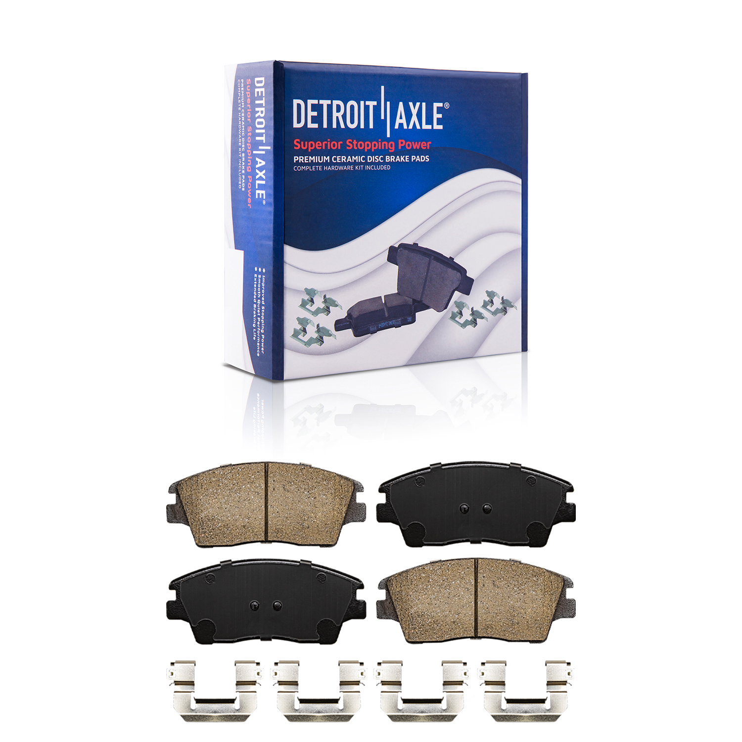 Detroit Axle - Front  Rear Rotors Brake Pads for Hyundai Tucson Kia Sportage — image 6