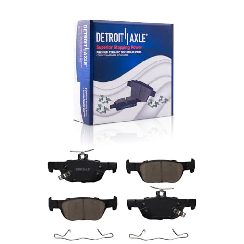 Detroit Axle - Front Rear Disc Rotors Ceramic Brake Pads for 2020-21 Mazda CX-30 — image 7