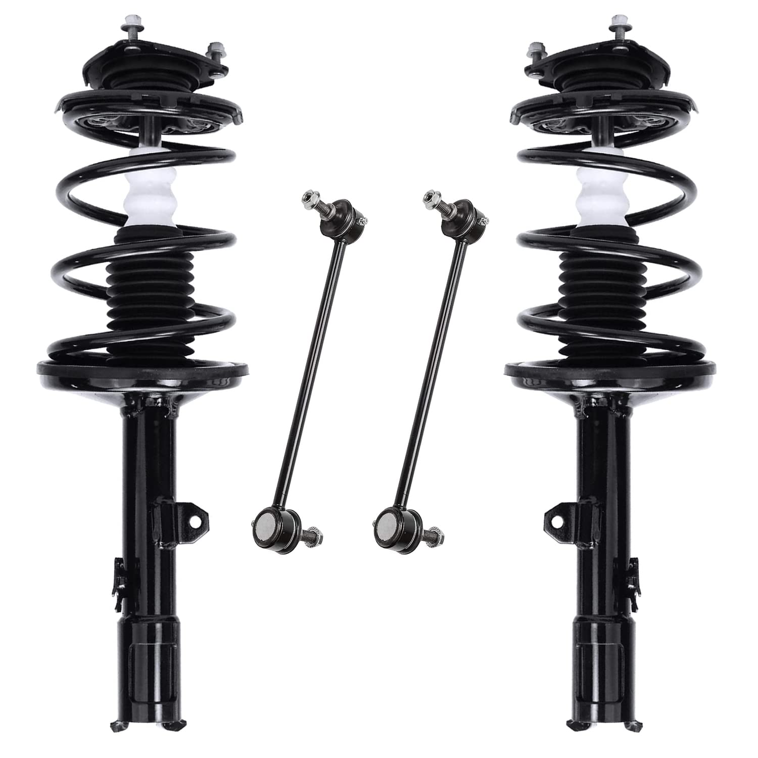 4pc Front Struts Sway Bar Links Suspension Kit