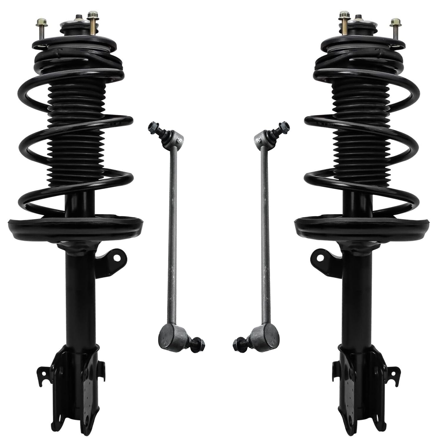 4pc Front Struts Sway Bar Links Suspension Kit