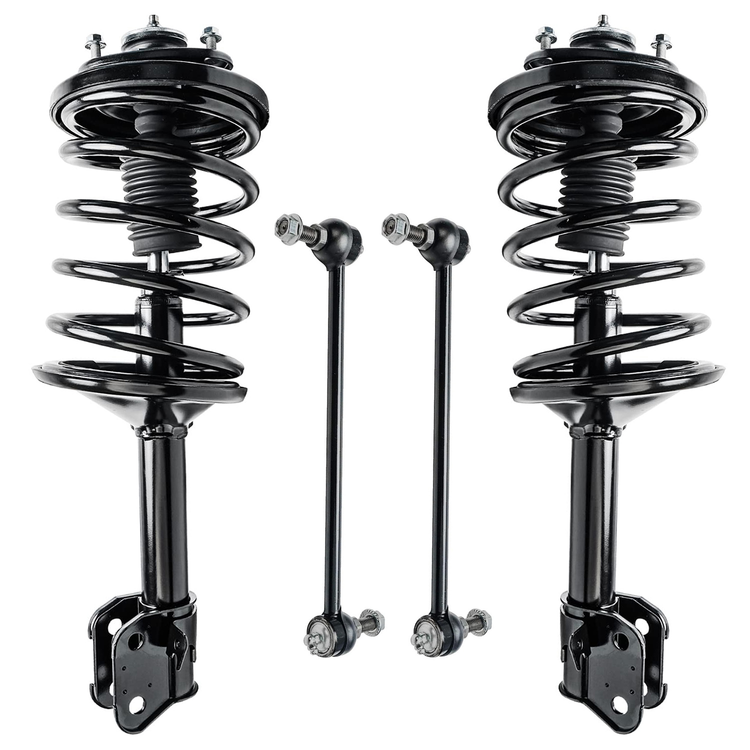 4pc Front Struts Sway Bar Links Suspension Kit