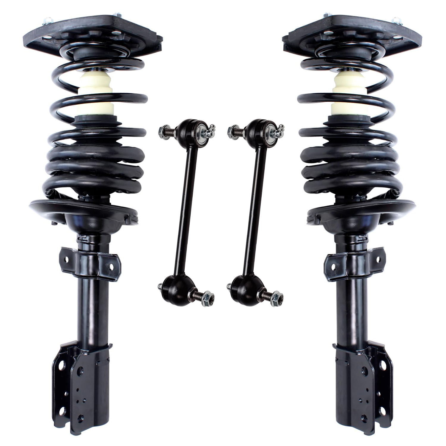 4pc Rear Struts Sway Bar Links Suspension Kit