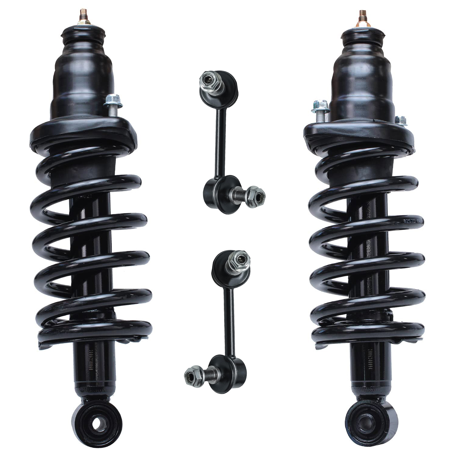 4pc Rear Struts Sway Bar Links Suspension Kit