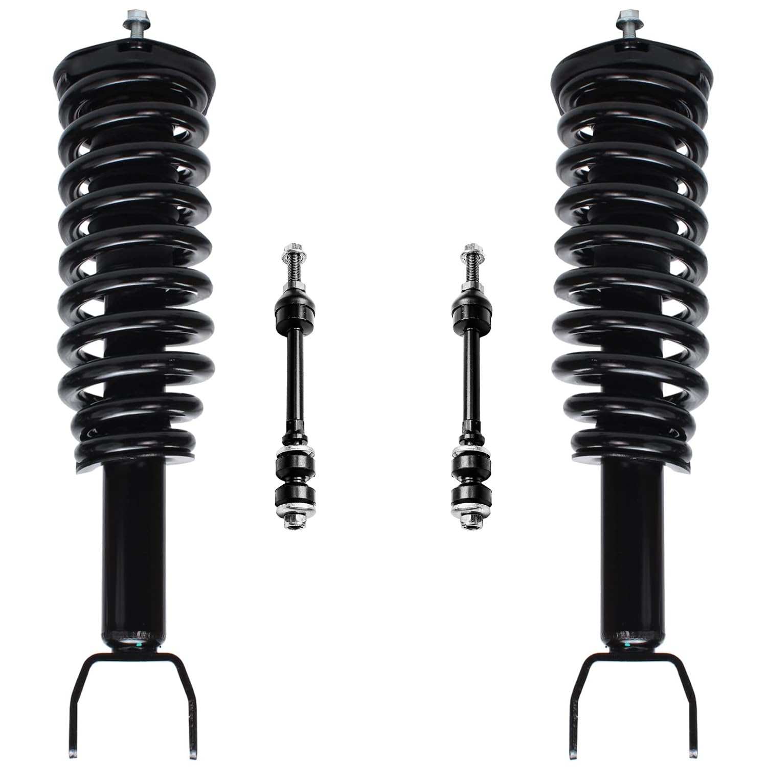 4pc Front Struts Sway Bar Links Suspension Kit