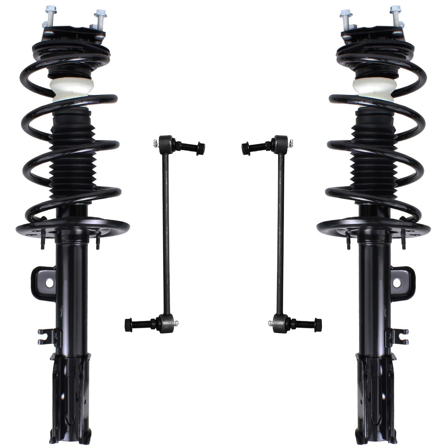 4pc Front Struts Sway Bar Links Suspension Kit