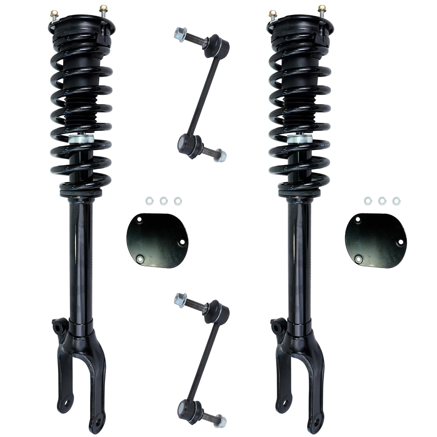 4pc Front Struts Sway Bar Links Suspension Kit