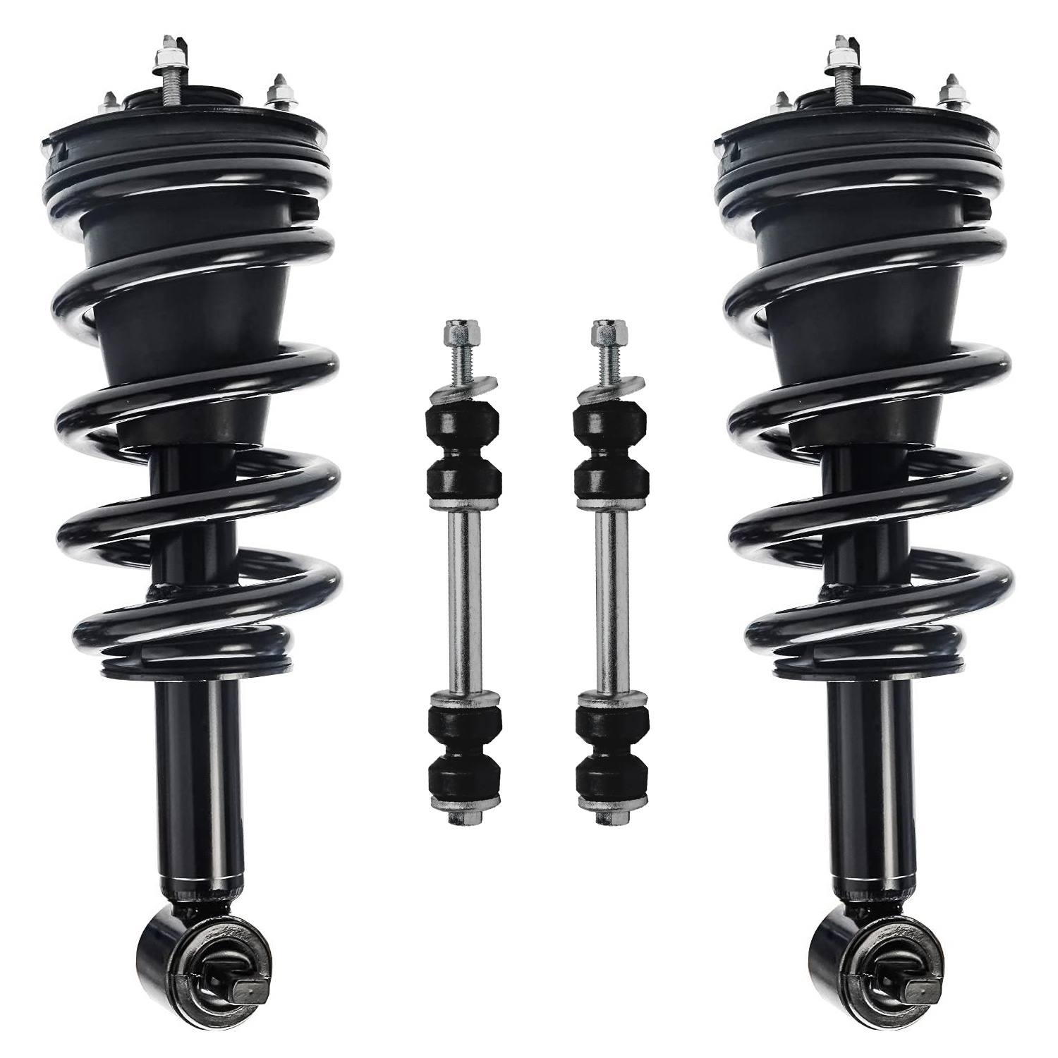 4pc Front Struts Sway Bar Links Suspension Kit