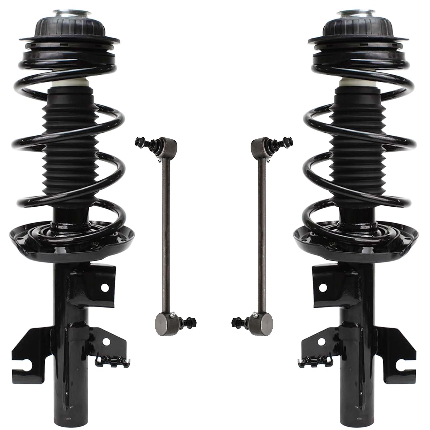 4pc Front Struts Sway Bar Links Suspension Kit