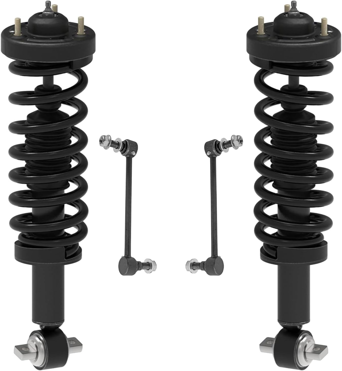 4pc Front Struts Sway Bar Links Suspension Kit