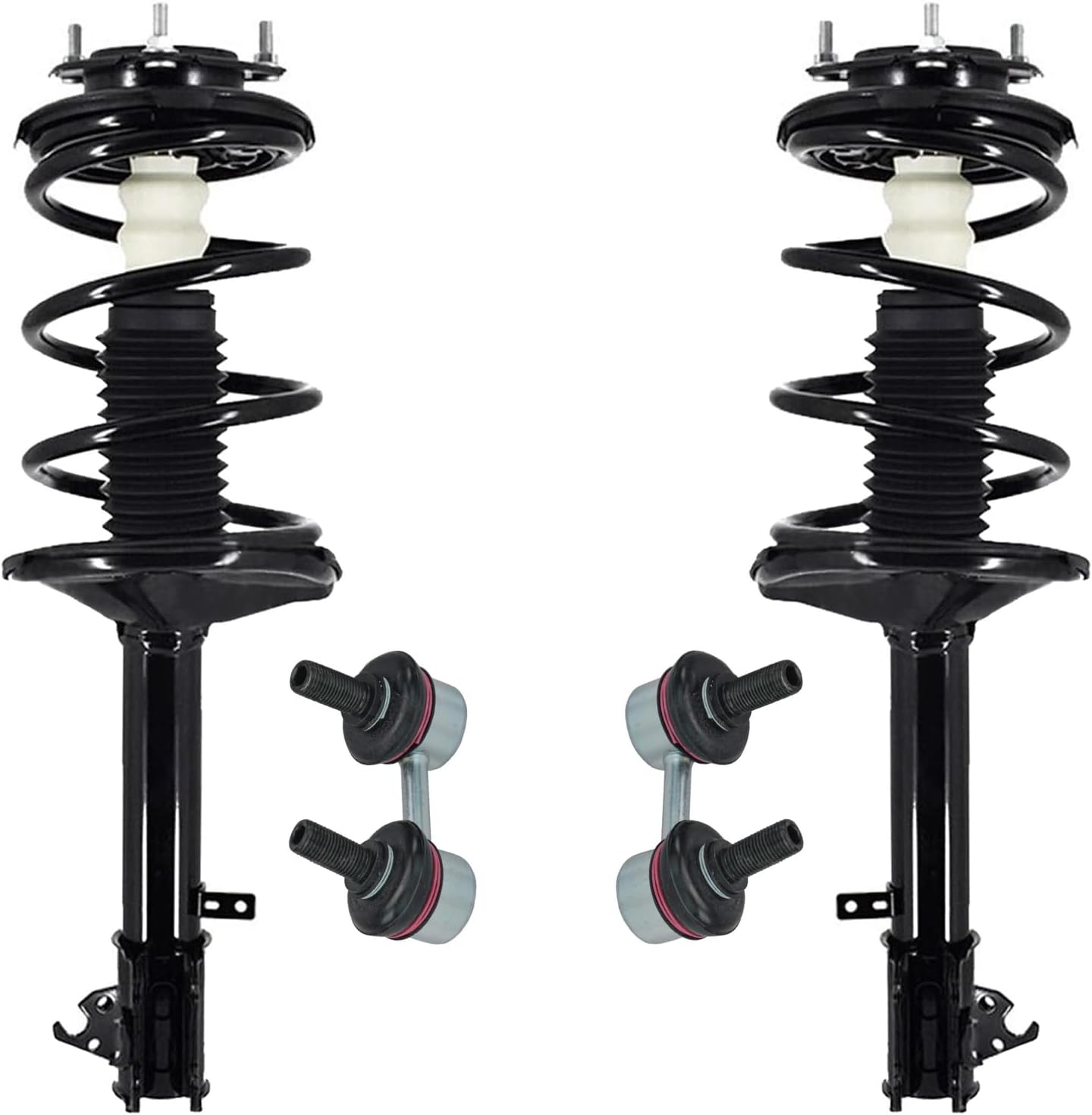 4pc Front Struts Sway Bar Links Suspension Kit