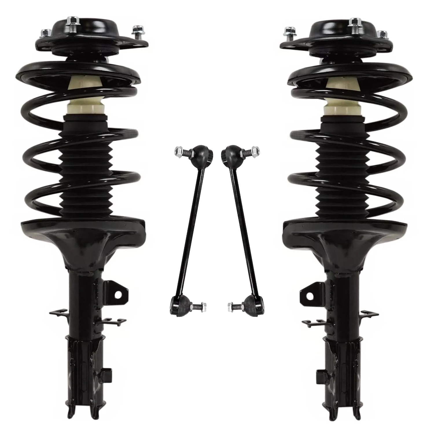 4pc Front Struts Sway Bar Links Suspension Kit