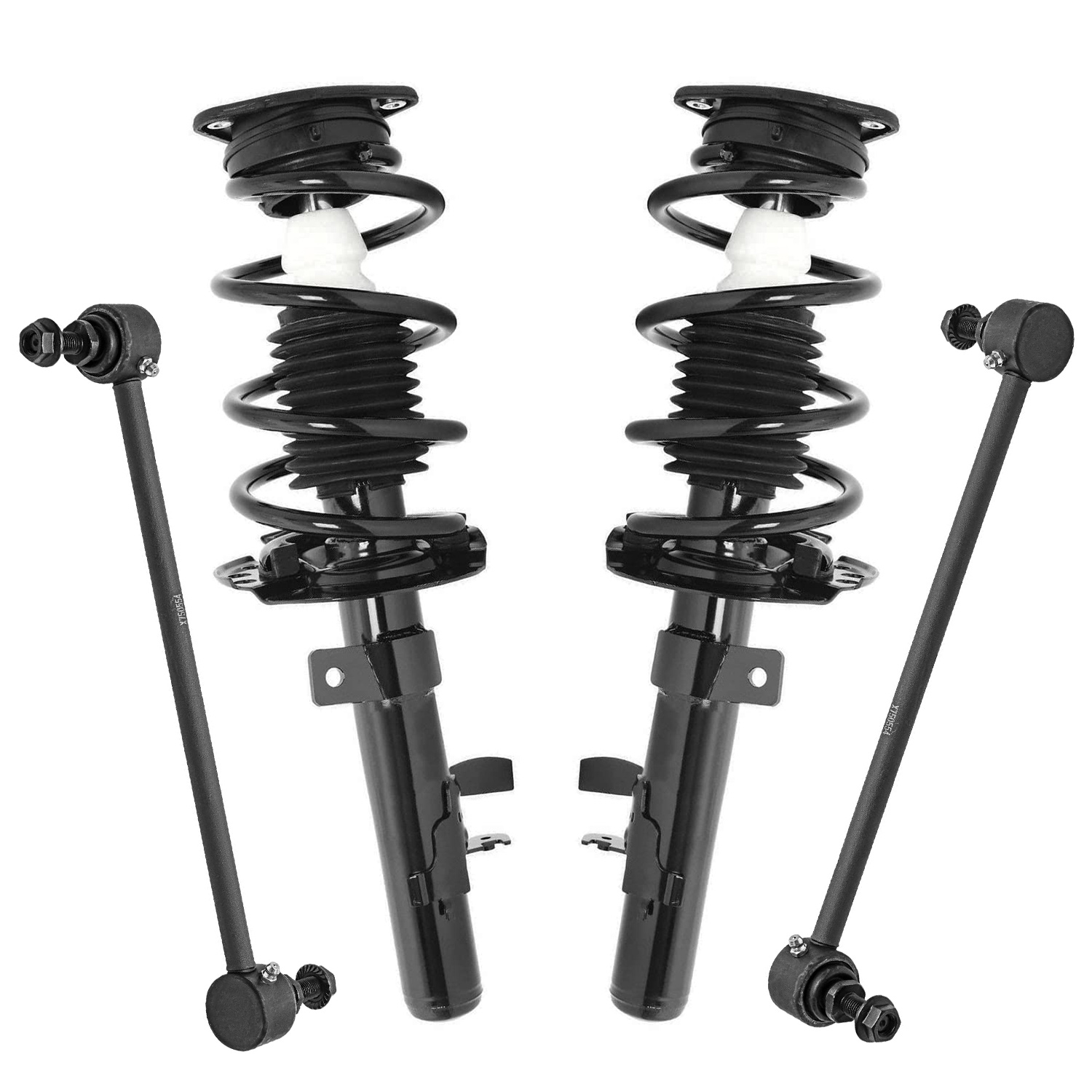 4pc Front Struts Sway Bar Links Suspension Kit