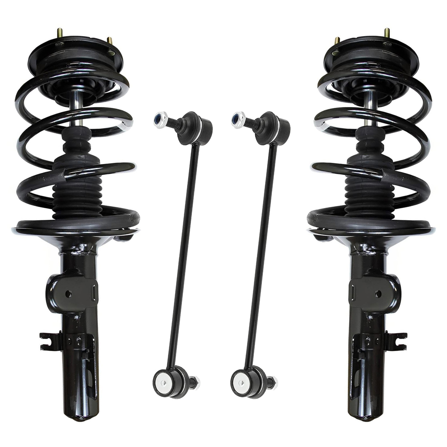 4pc Front Struts Sway Bar Links Suspension Kit