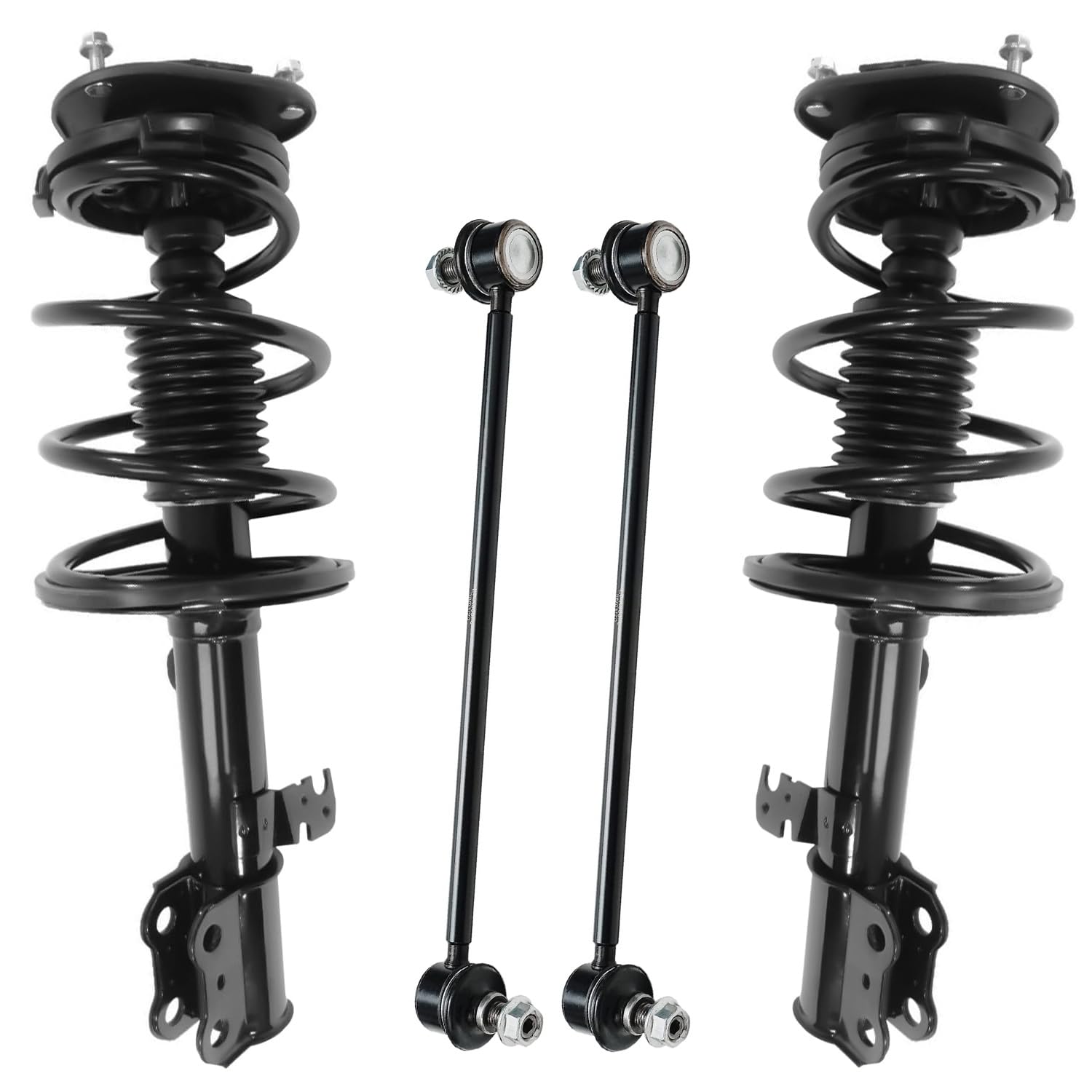 4pc Front Struts Sway Bar Links Suspension Kit