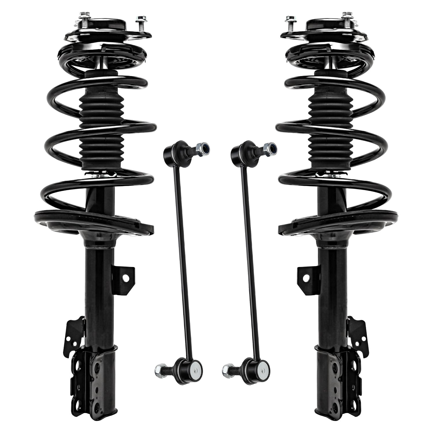 4pc Front Struts Sway Bar Links Suspension Kit