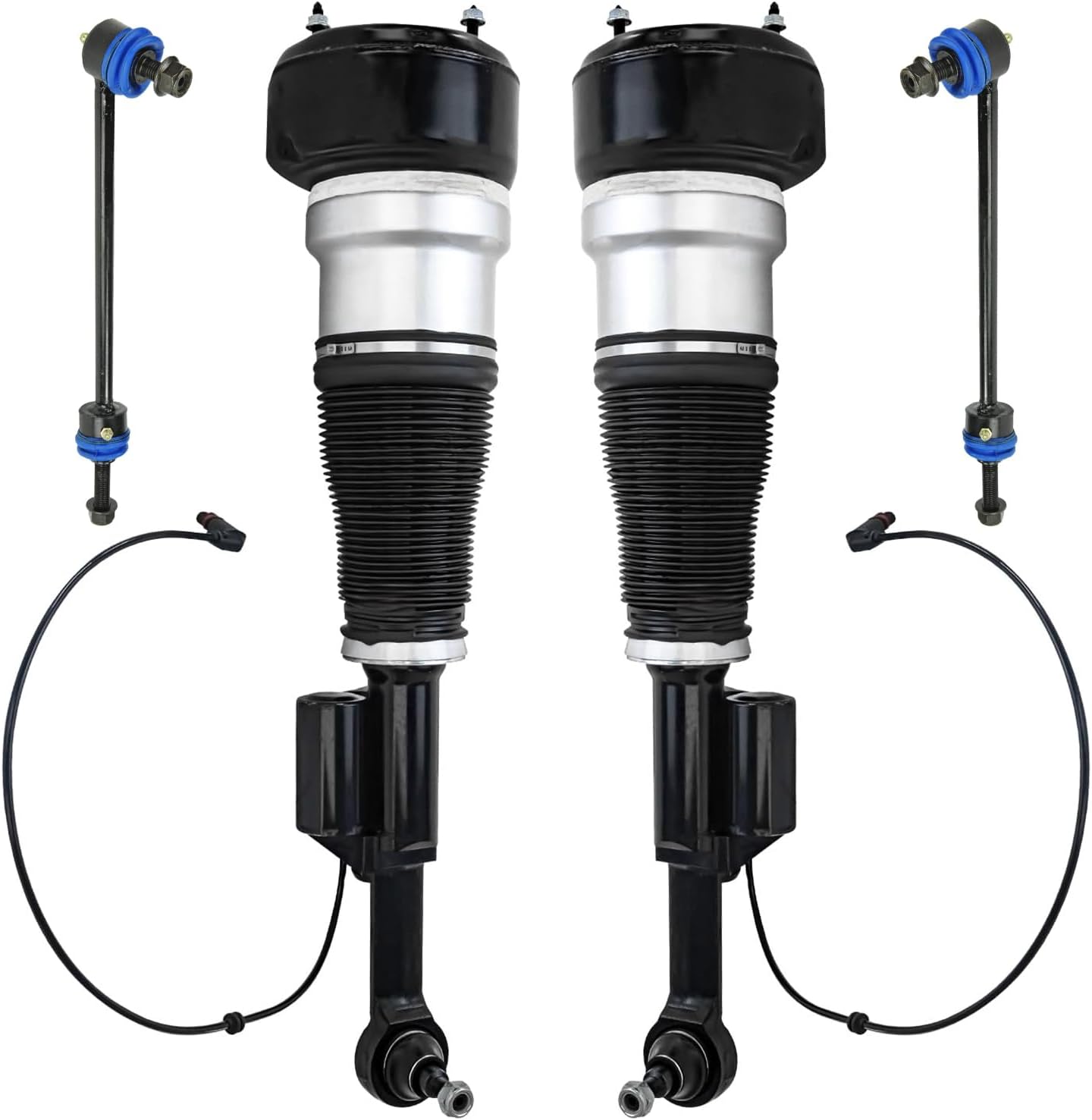 4pc Front Air Struts Sway Bar Links Suspension Kit