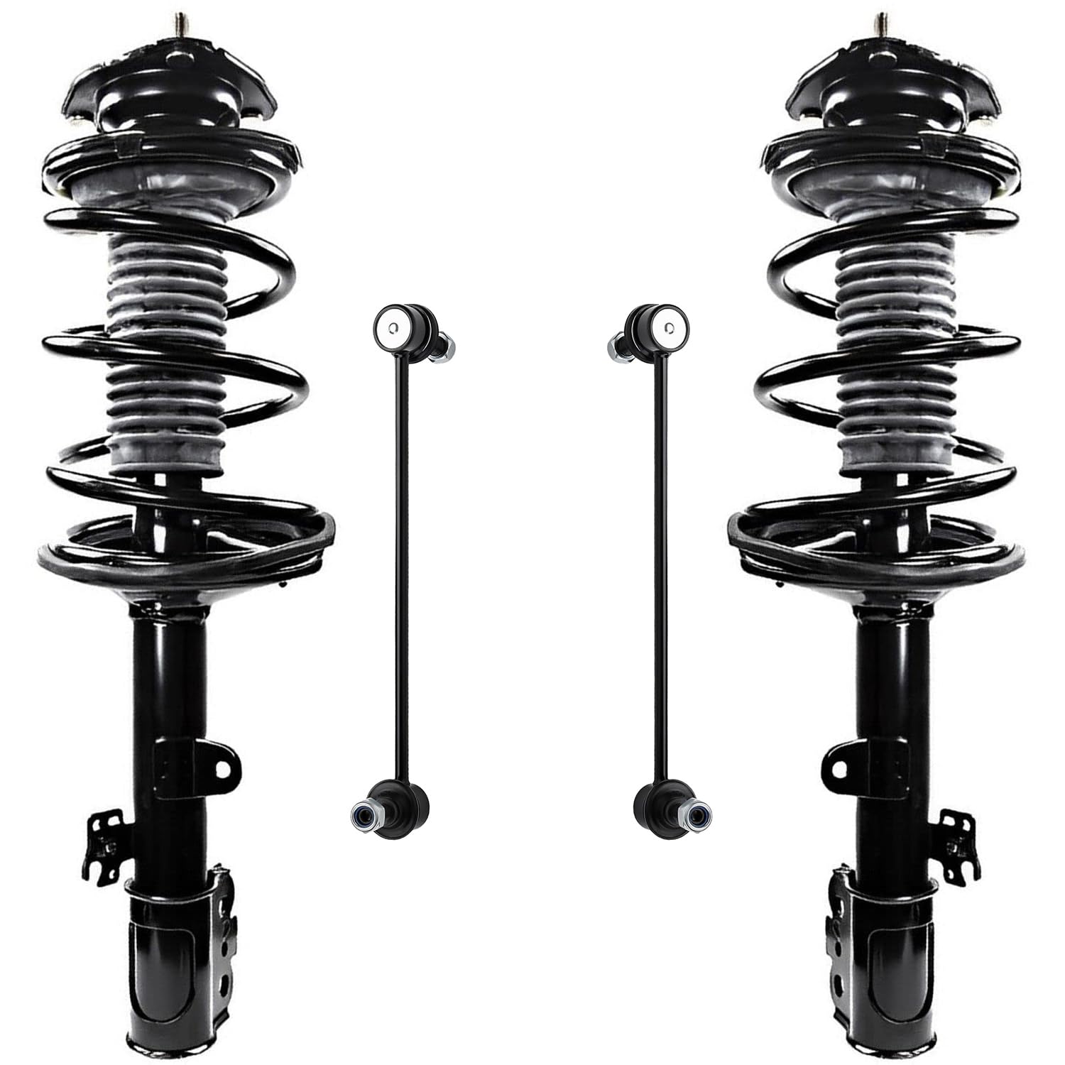 4pc Front Struts Sway Bar Links Suspension Kit