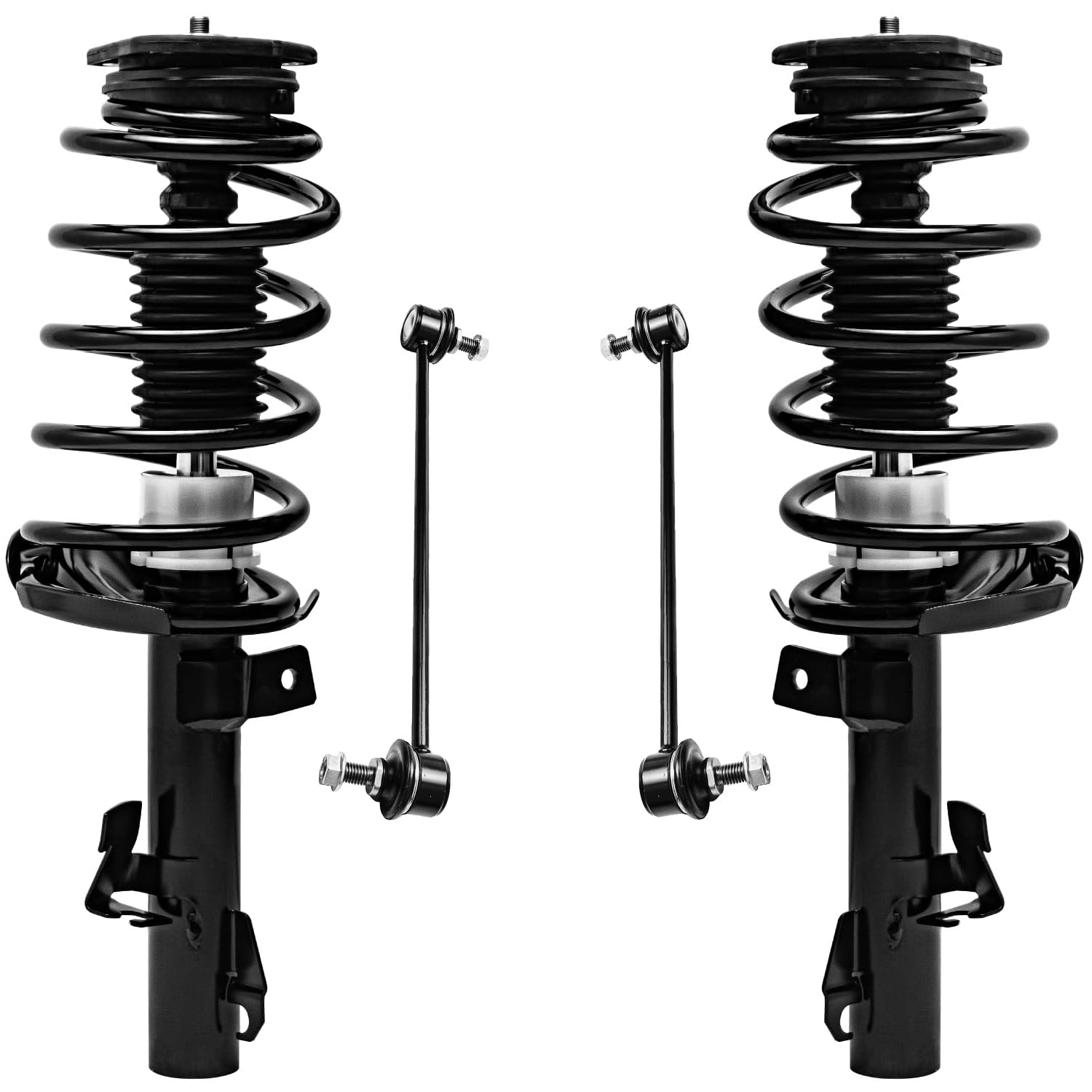 4pc Front Struts Sway Bar Links Suspension Kit