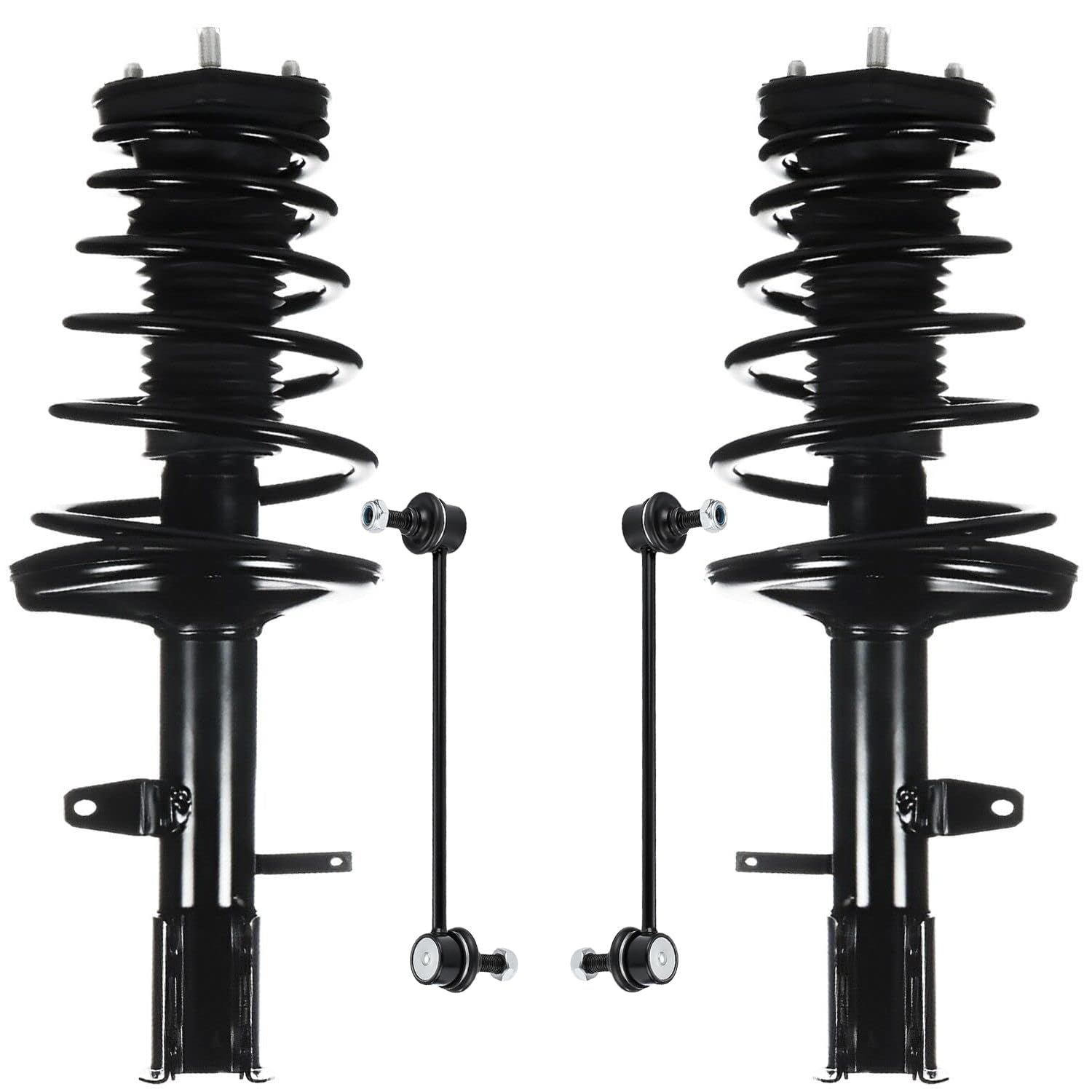 4pc Rear Struts Sway Bar Links Suspension Kit