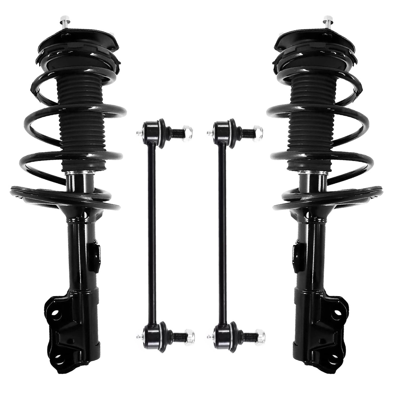 4pc Front Struts Sway Bar Links Suspension Kit