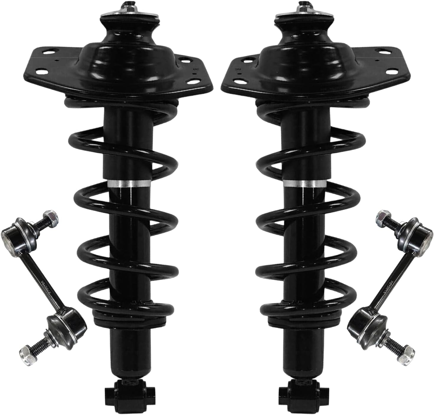 4pc Rear Struts Sway Bar Links Suspension Kit