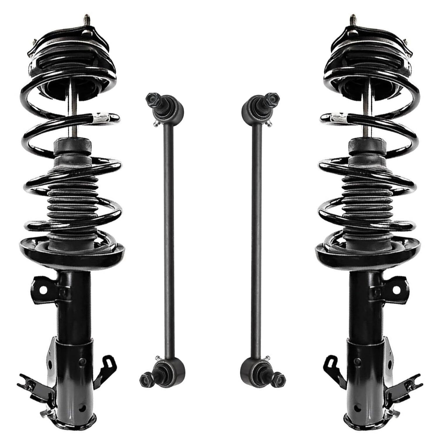 4pc Front Struts Sway Bar Links Suspension Kit
