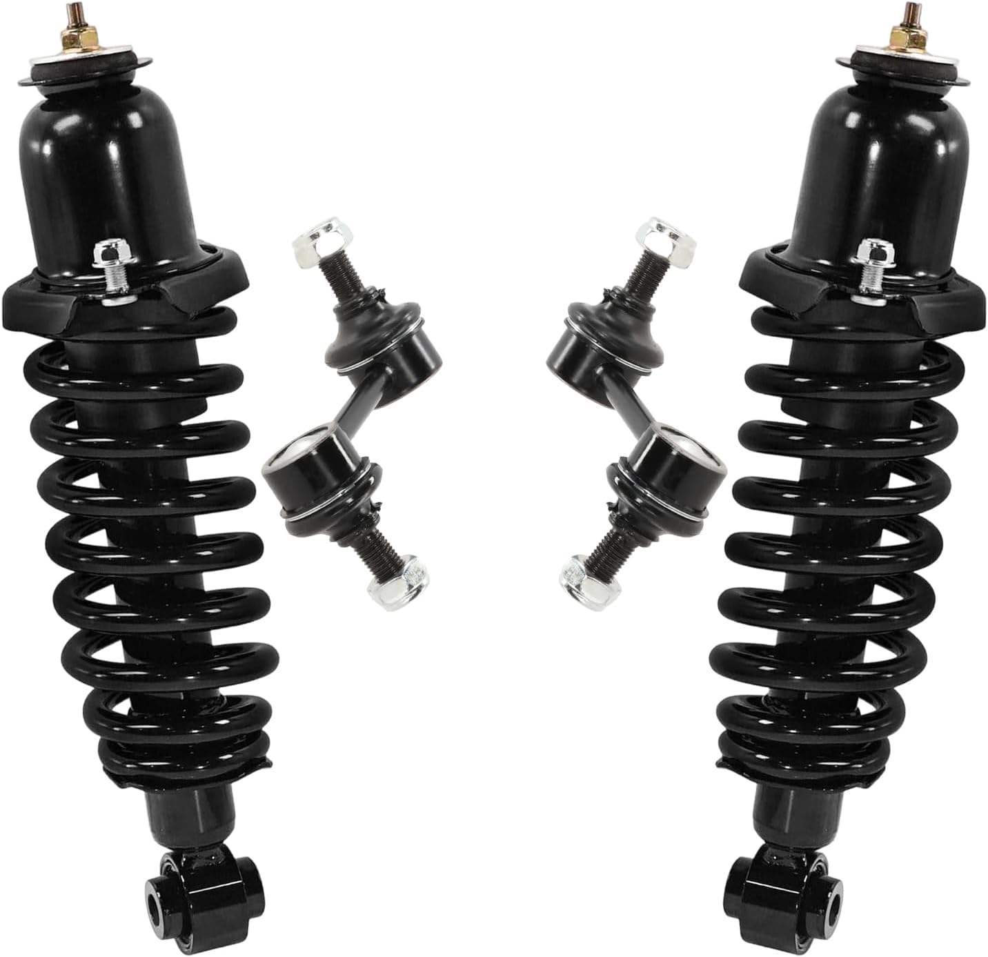 4pc Rear Struts Sway Bar Links Suspension Kit