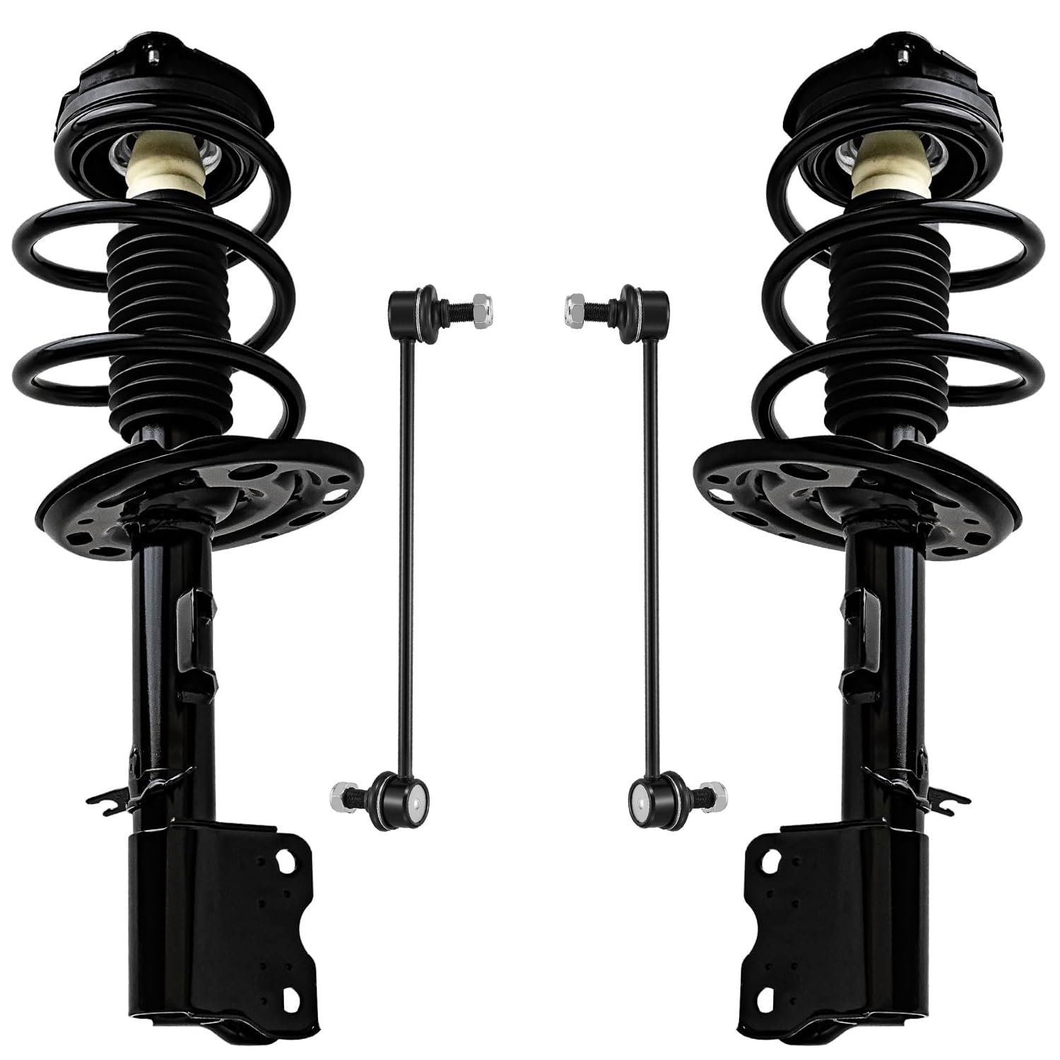 4pc Front Struts Sway Bar Links Suspension Kit