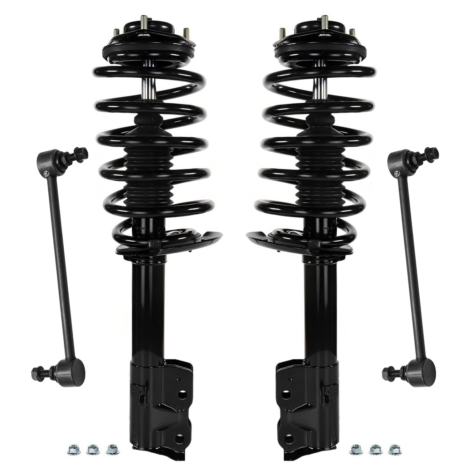 4pc Front Struts Sway Bar Links Suspension Kit