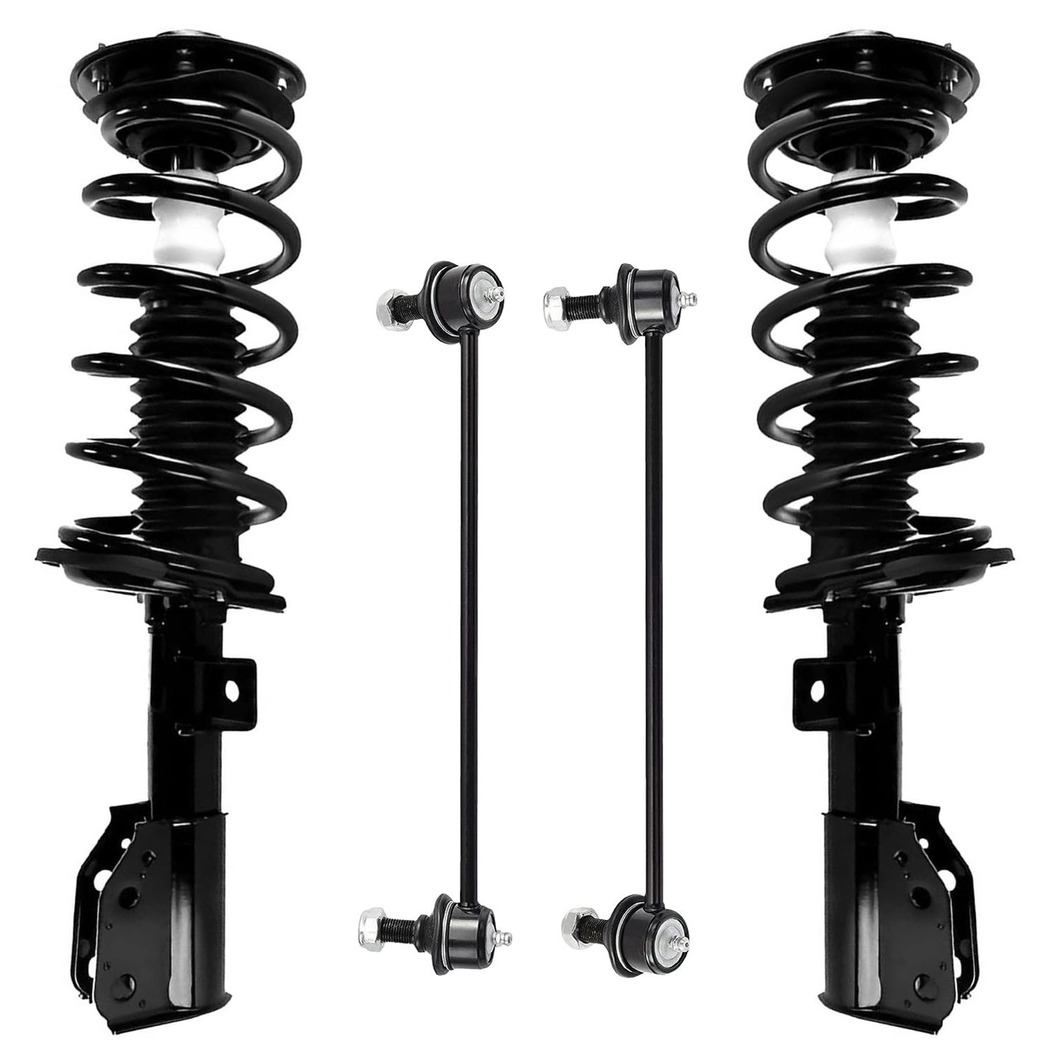 4pc Front Struts Sway Bar Links Suspension Kit