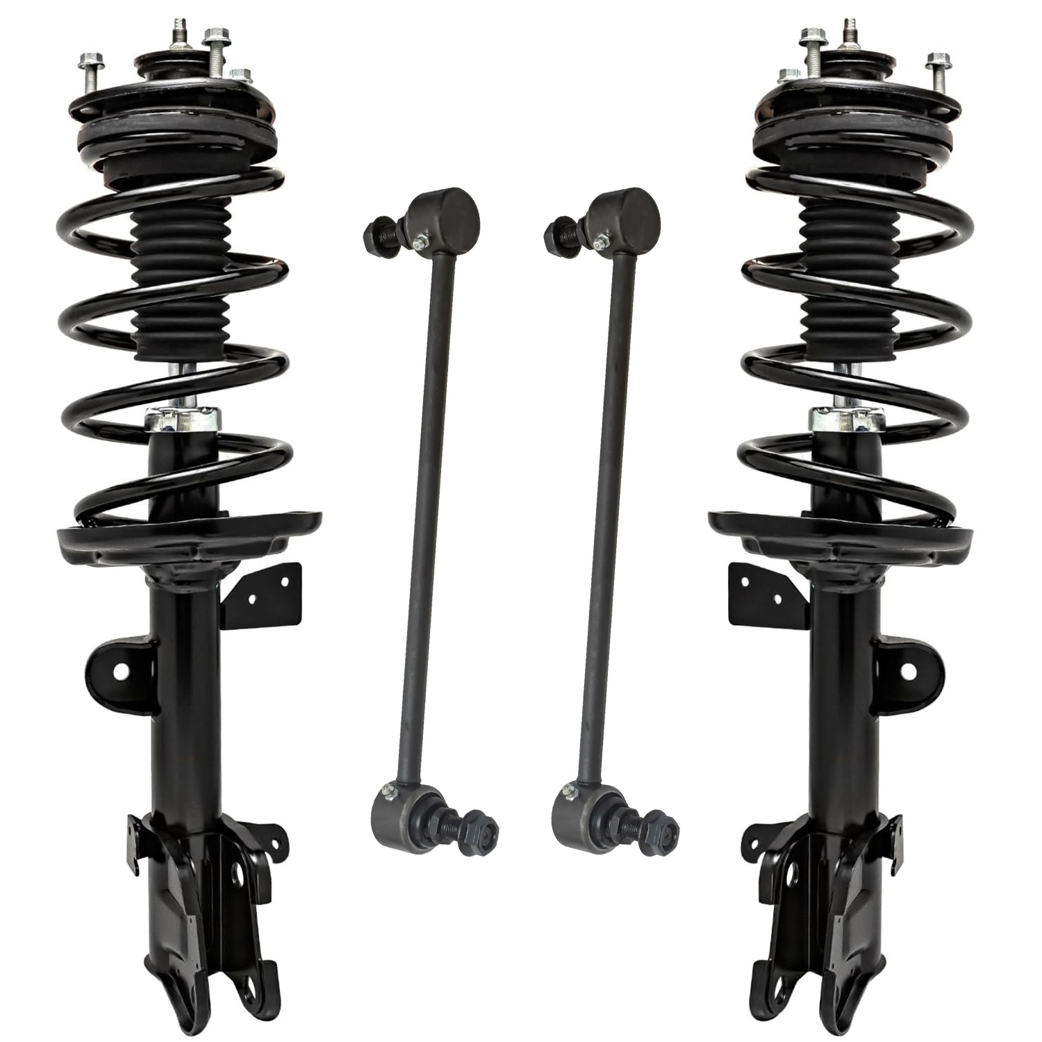 4pc Front Struts Sway Bar Links Suspension Kit
