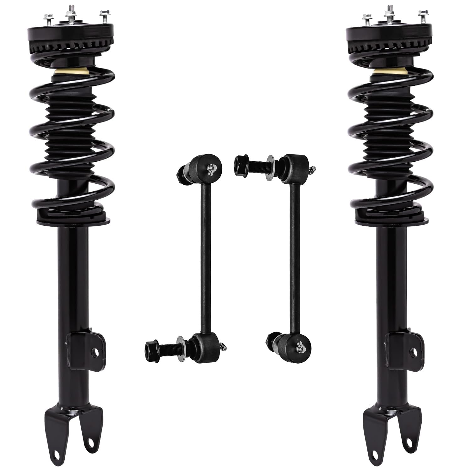 4pc Front Struts Sway Bar Links Suspension Kit