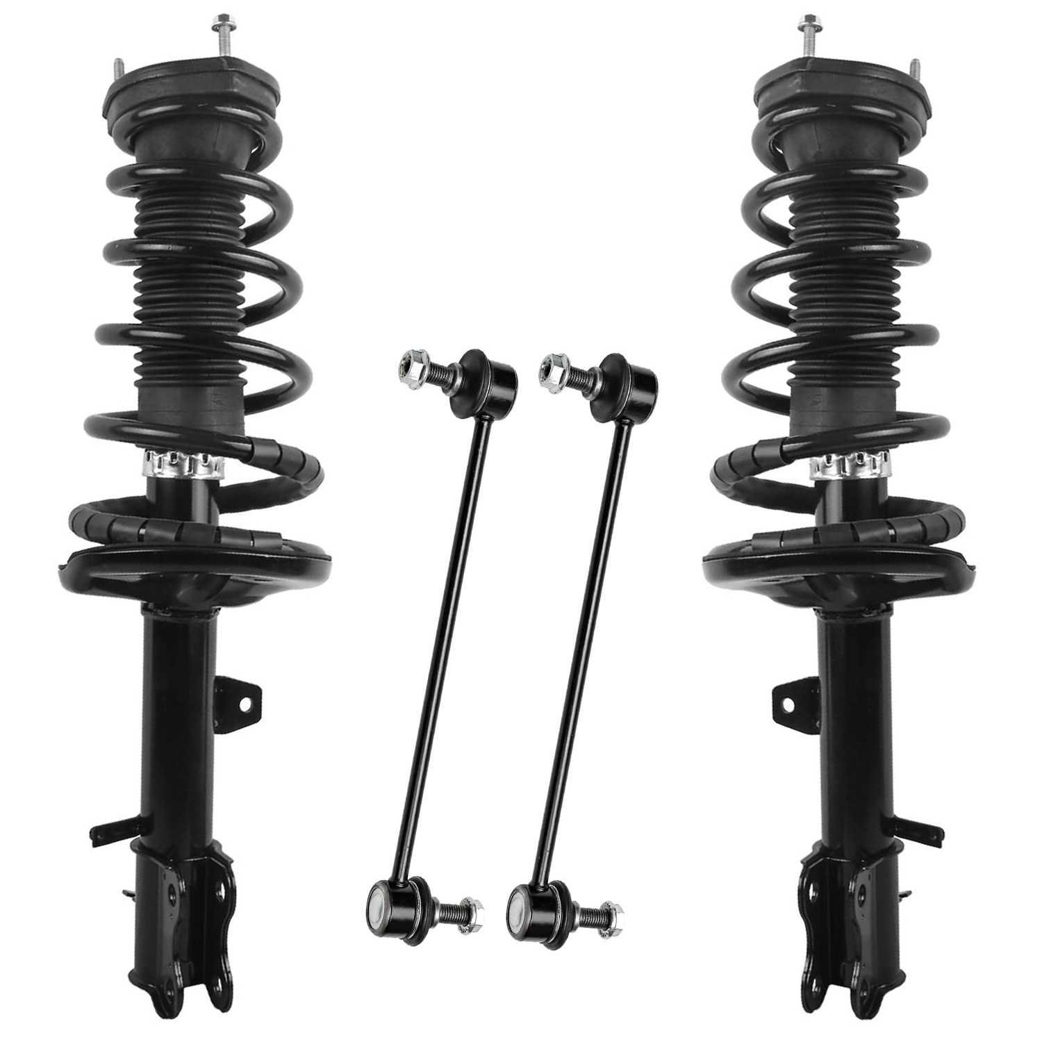 4pc Rear Struts Sway Bar Links Suspension Kit