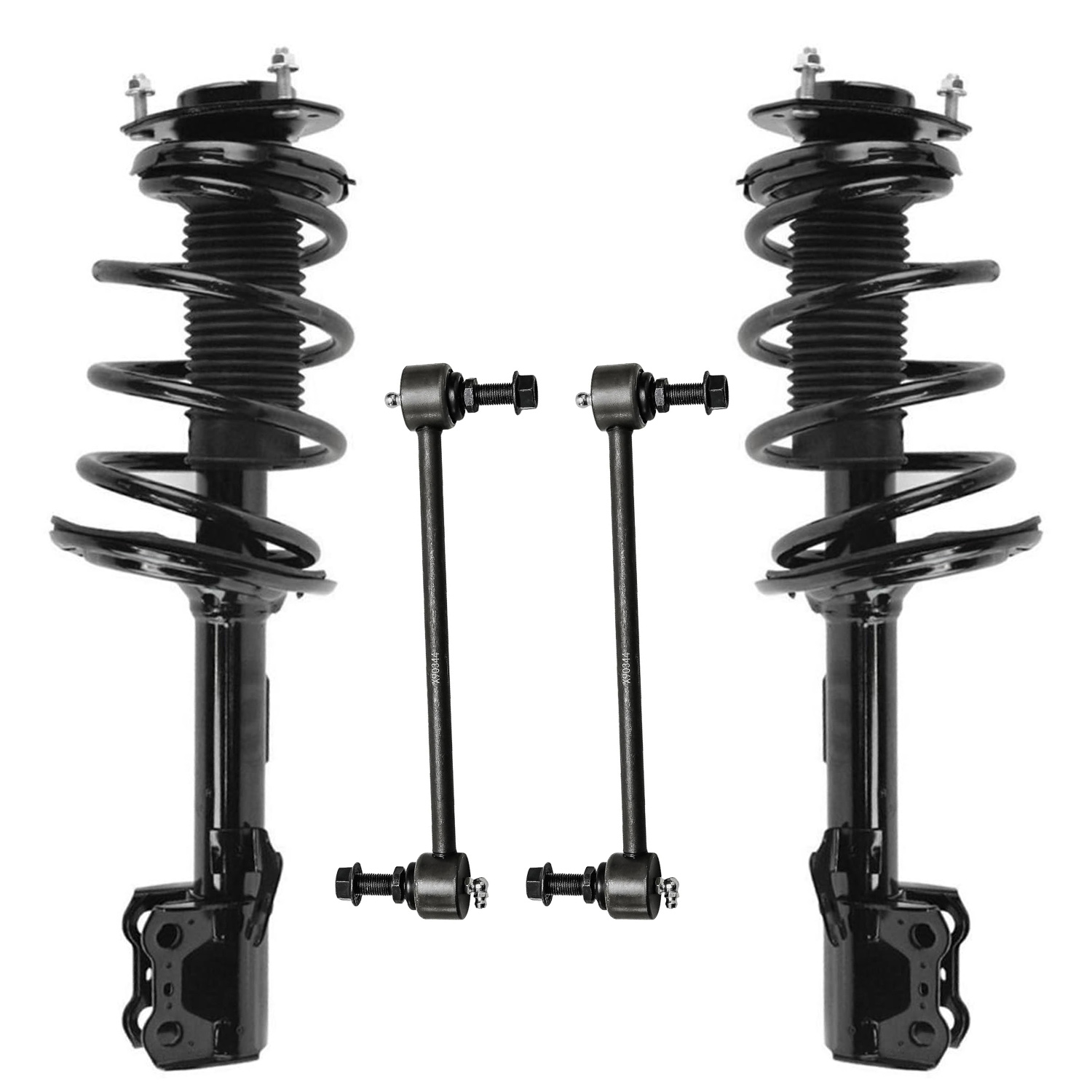 4pc Front Struts Sway Bar Links Suspension Kit
