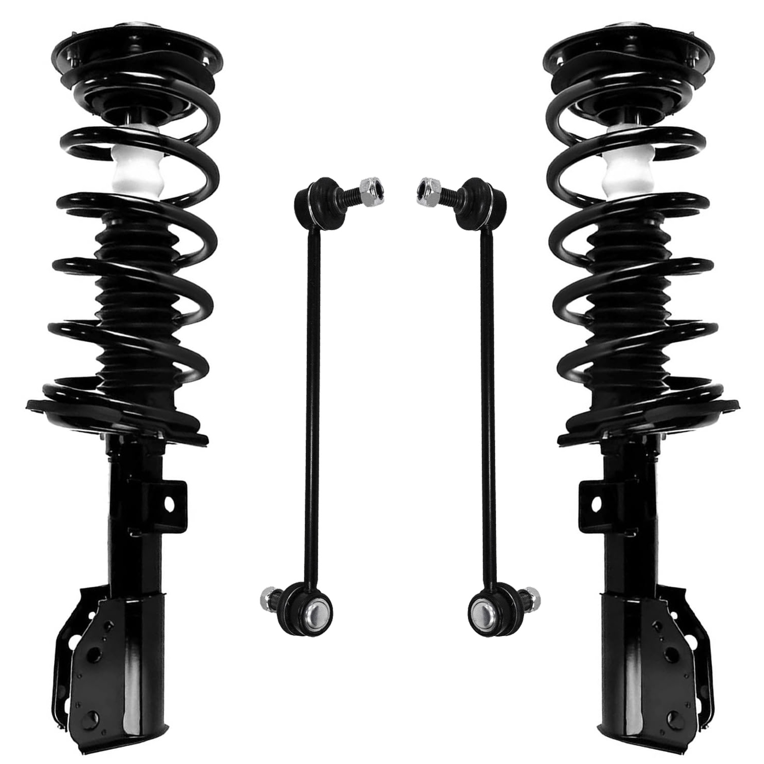 4pc Front Struts Sway Bar Links Suspension Kit