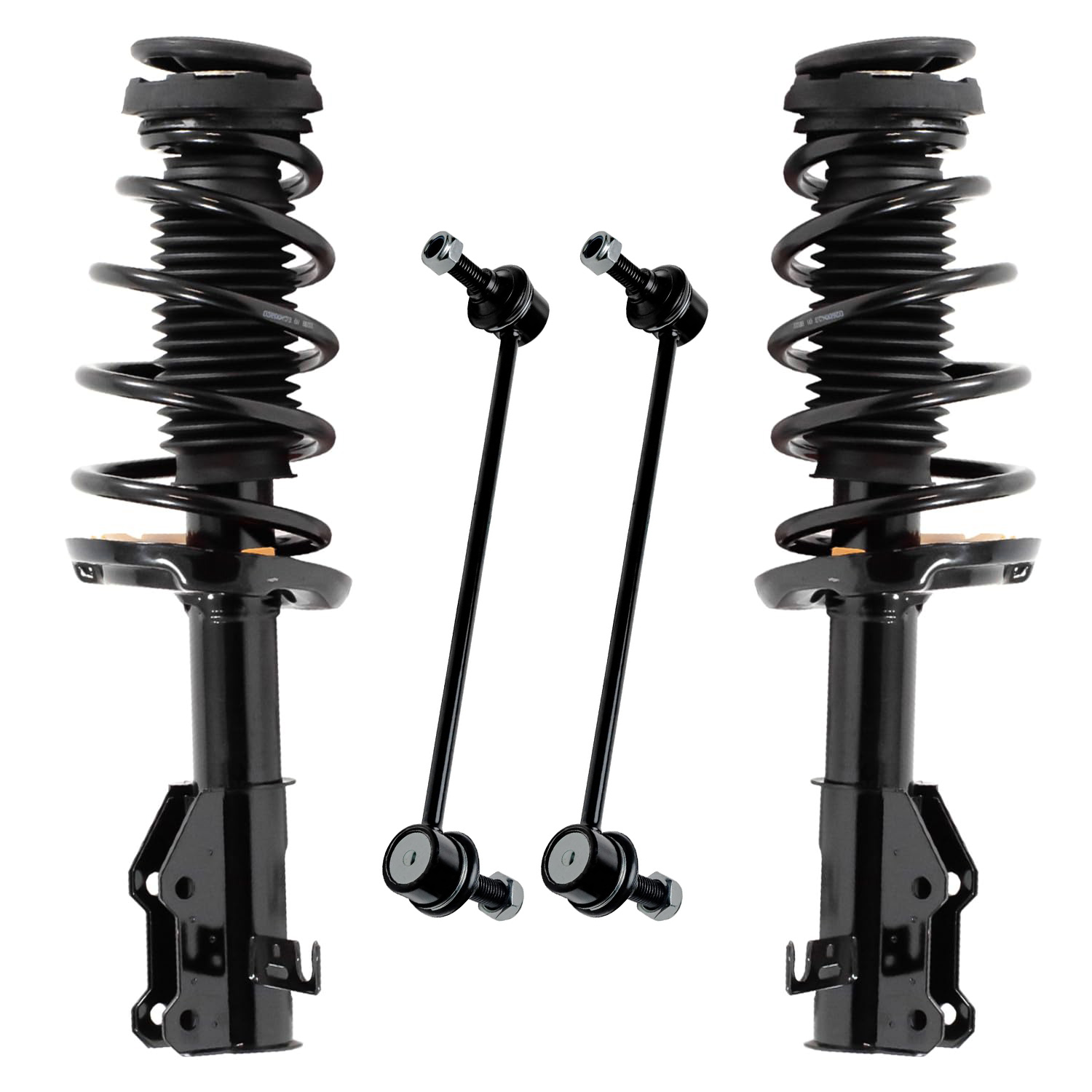 4pc Front Struts Sway Bar Links Suspension Kit