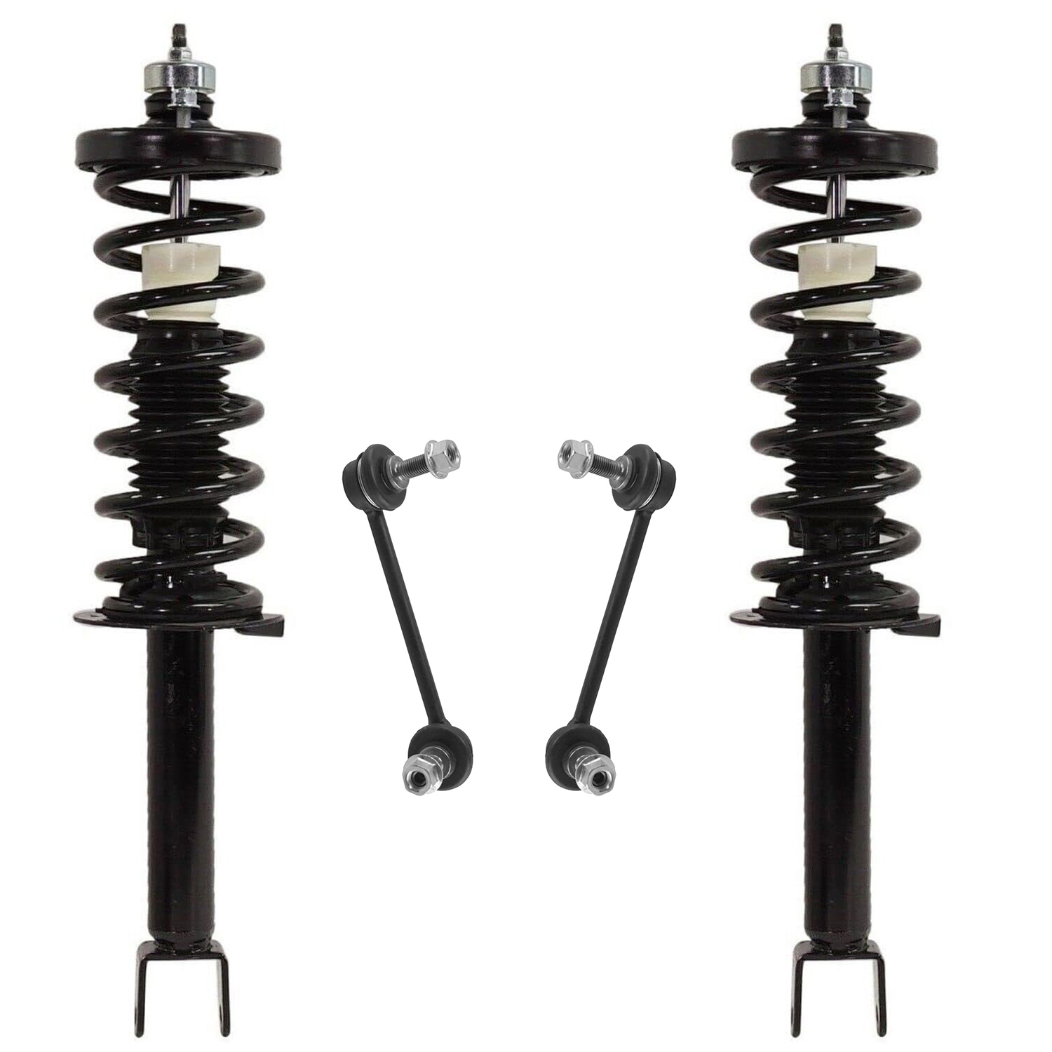 4pc Rear Struts Sway Bar Links Suspension Kit